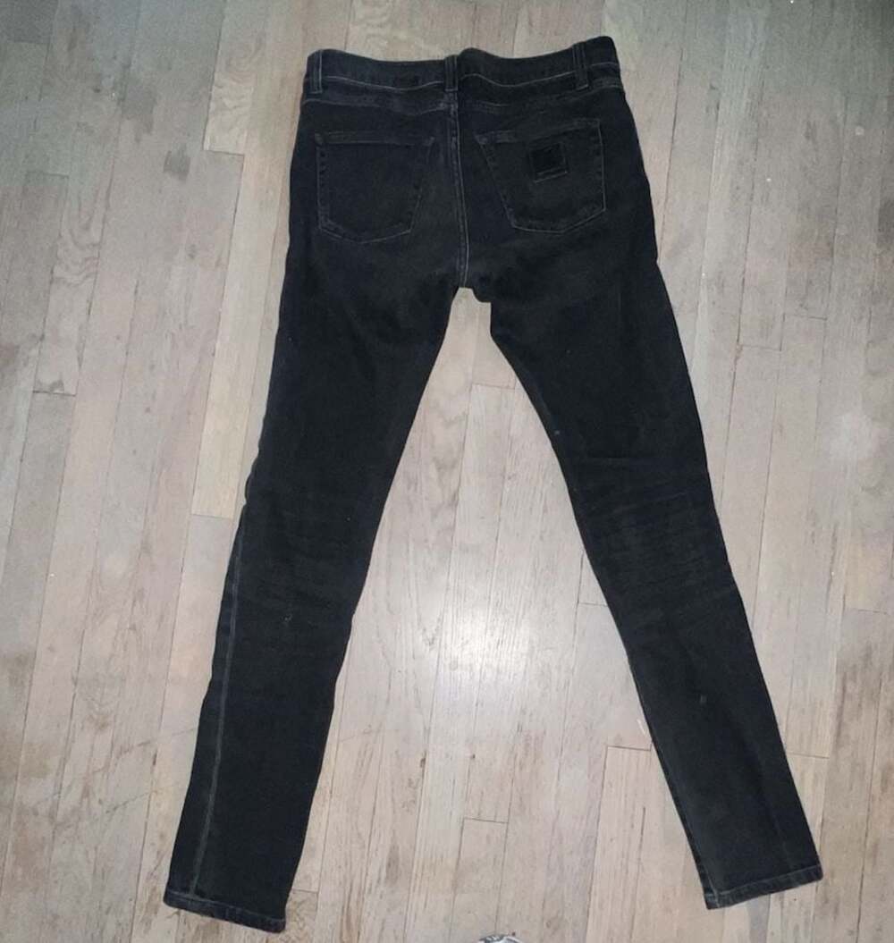 Carhartt Wip Work In Progress black denim rebel skinny jeans 28/32
